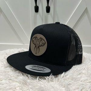Flat bill SnapBack hat Elephant